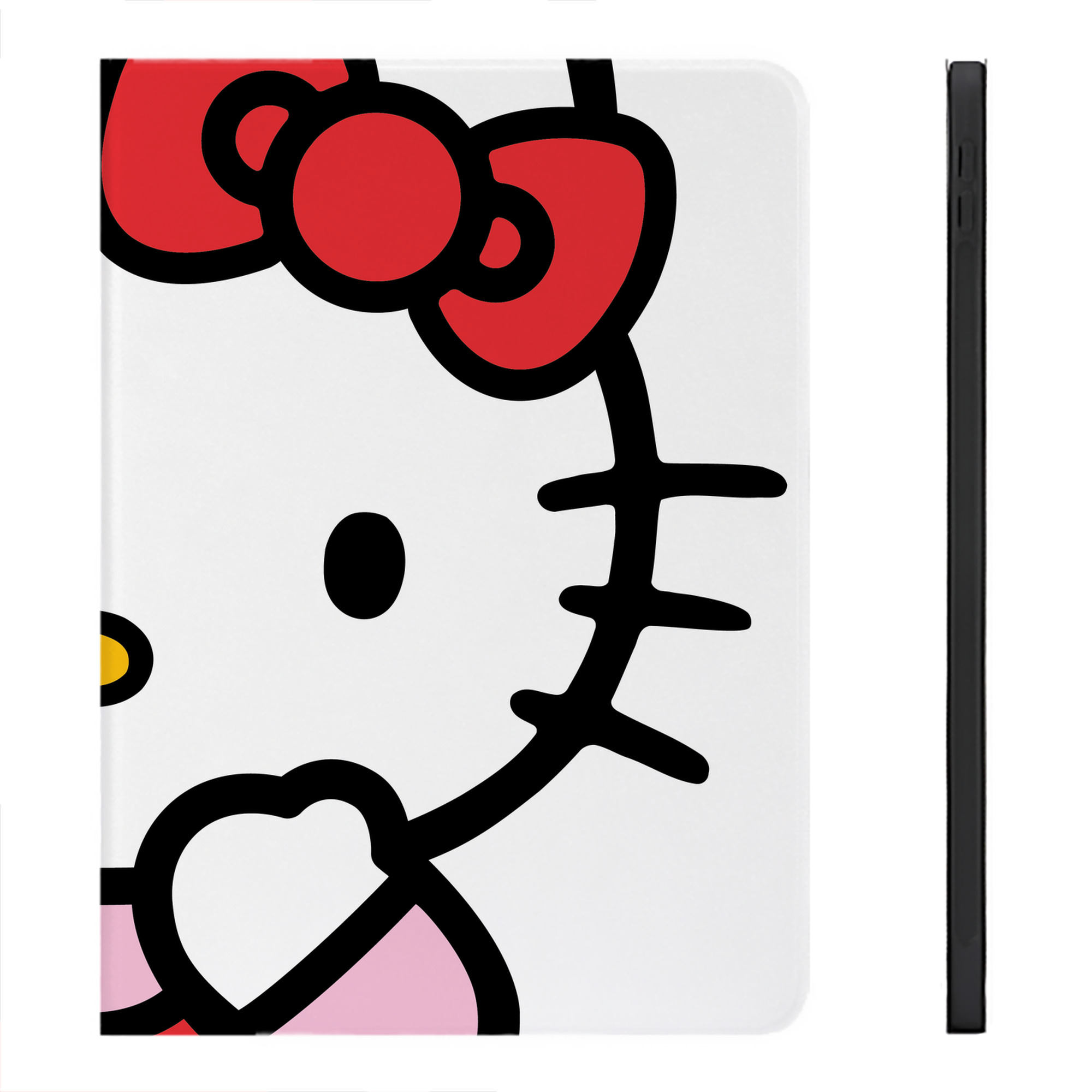 （画像用） Hello Kitty ハローキティ IPadケース ペンホルダー付き ブックスタイルデザイン